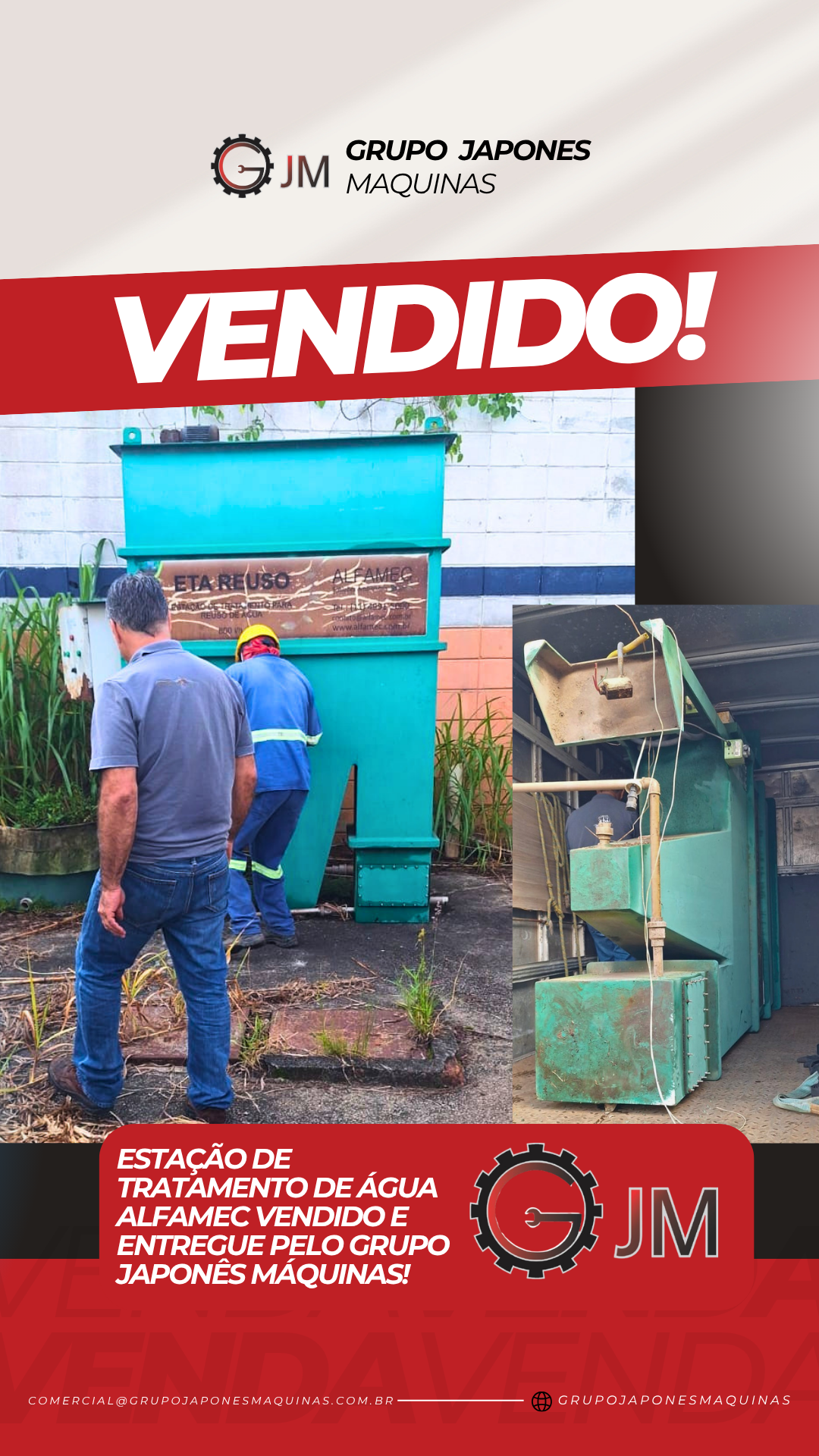 Estação de Tratamento de Água ALFAMEC Vendido