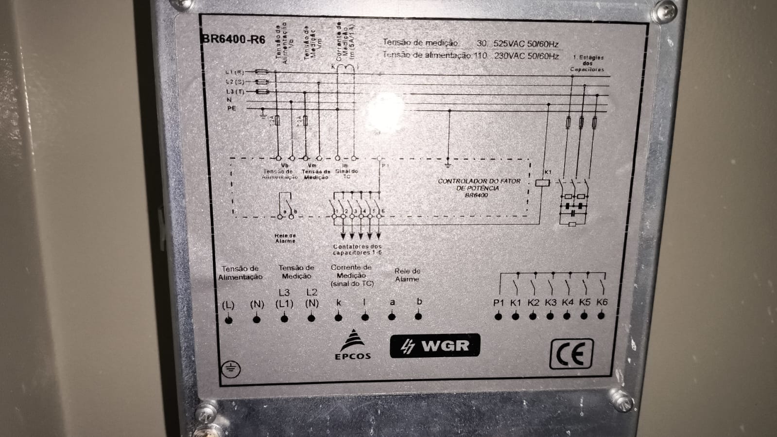 Painéis de Banco de Capacitor